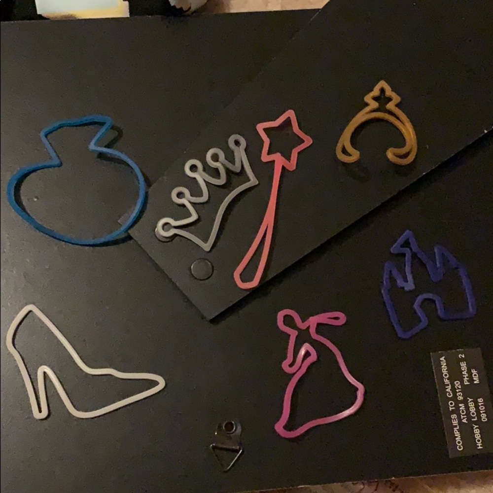 Princess shape silly bands (7 PCs)